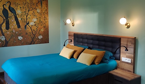 Habitación cuádruple superior, vistas al jardín