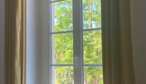 Habitación triple superior, vistas al jardín