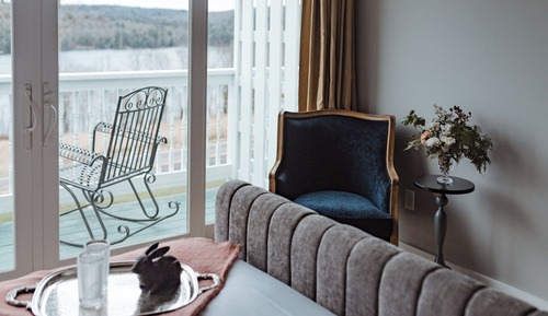 Habitación estándar, 1 cama de matrimonio grande, balcón, vistas al lago