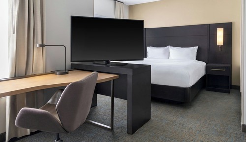 Estudio, 1 cama de matrimonio grande con sofá cama (Hearing Accessible)