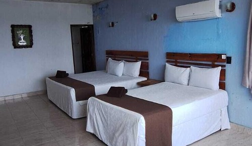 Habitación triple familiar, balcón, vistas al lago