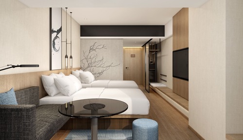 Habitación ejecutiva, 2 camas individuales, vistas a la ciudad