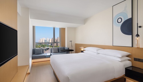 Habitación ejecutiva, 1 cama de matrimonio grande, vistas a la ciudad