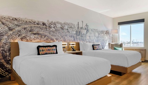 Habitación, 2 camas de matrimonio, accesible para personas con discapacidad, no fumadores