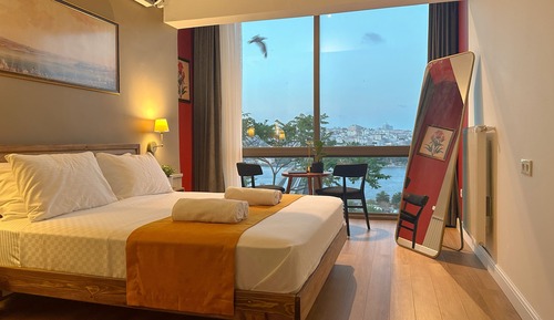 Habitación Deluxe doble, baño privado, mirando al mar