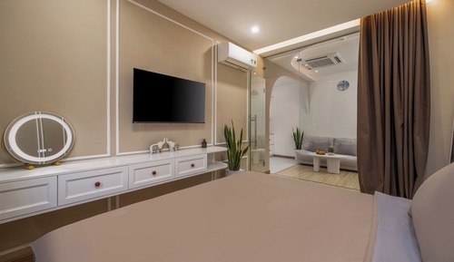 Suite estudio Deluxe, 1 cama de matrimonio grande