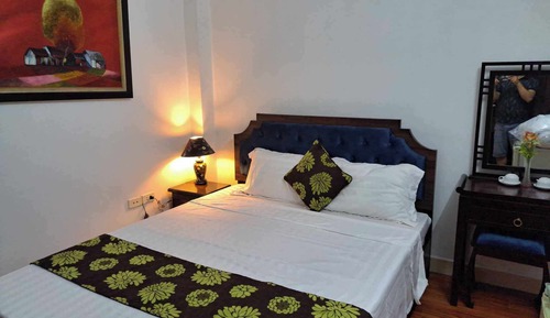 Habitación de luna de miel doble, 1 habitación, balcón, vistas al jardín