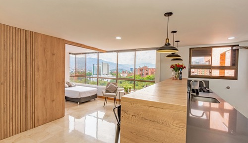 Apartamento Premium, cocina, vistas a la ciudad