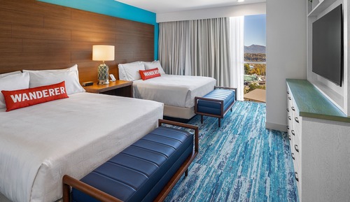 Suite familiar, varias camas, accesible en silla de ruedas (Queen Bed)