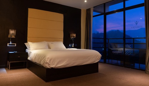 Habitación de lujo, 1 cama de matrimonio, vistas a la montaña