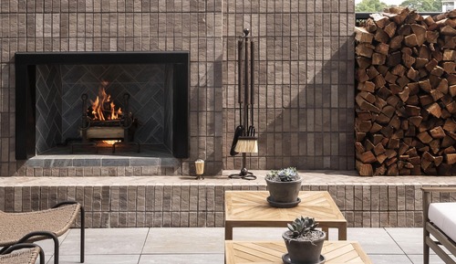 Habitación, 1 cama de matrimonio grande, terraza (Fireplace)