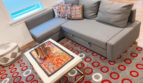 Habitación superior, 1 cama de matrimonio grande con sofá cama