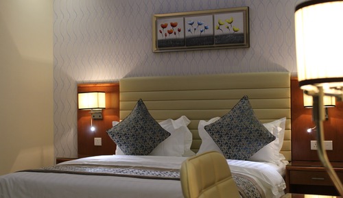 Apartamento Deluxe, 1 cama de matrimonio grande con sofá cama, cocina, vistas a la ciudad