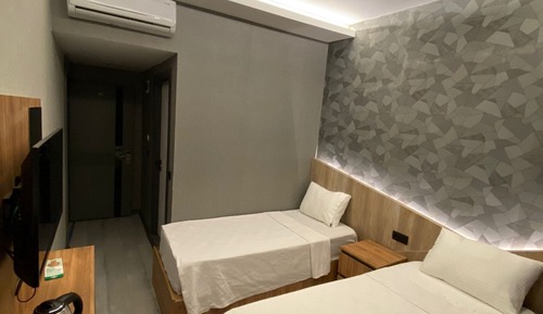 Habitación estándar con 2 camas individuales, vistas a la ciudad