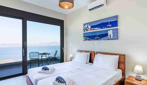 Villa de lujo, balcón, vistas al mar