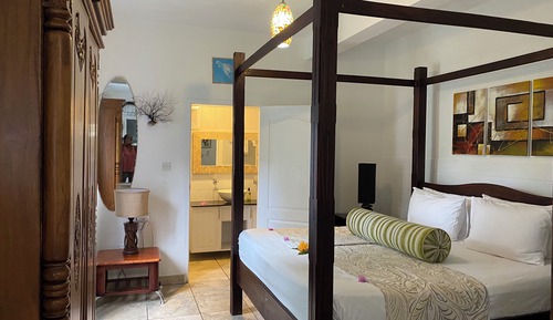 Apartamento familiar, vistas al jardín