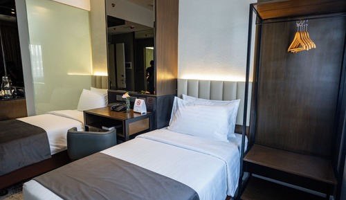 Habitación con 2 camas individuales