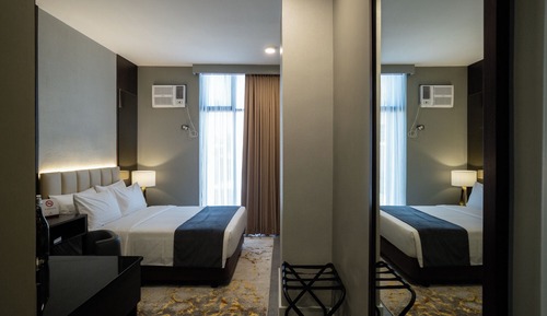 Habitación doble, 1 cama doble, vistas a la ciudad