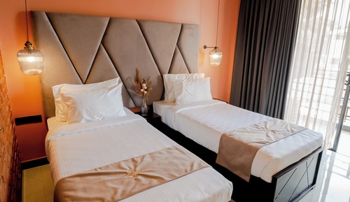 Habitación superior con 1 cama doble o 2 individuales, 1 habitación, Aire acondicionado