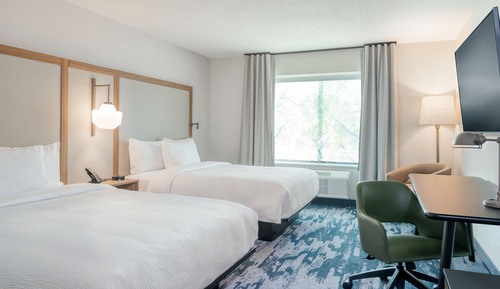 Habitación estándar, 2 camas de matrimonio, no fumadores