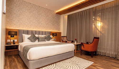 Habitación superior, 1 cama de matrimonio grande