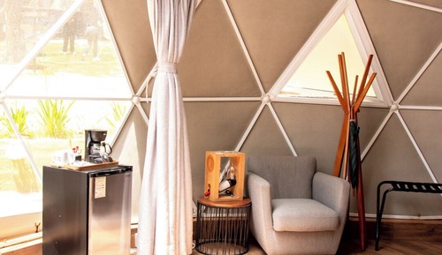 Cabaña Deluxe, 1 cama de matrimonio grande (Domo XL)