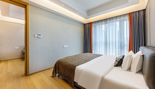 Suite de lujo, 1 habitación, no fumadores, vistas a la ciudad
