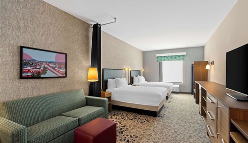 Estudio, 2 camas de matrimonio, accesible para personas con discapacidad (Hearing)