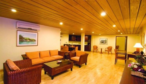 Suite presidencial, vistas al jardín