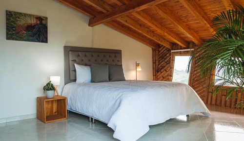 Habitación Confort, 1 cama de matrimonio grande, vistas a la montaña