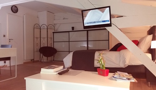 Habitación, 1 cama de matrimonio, no fumadores, en la zona del jardín