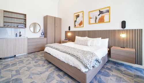 Habitación Deluxe, 1 cama de matrimonio grande, vistas al mar