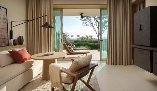 Suite Premier, patio, vistas parciales al mar (Plunge Pool)