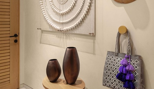 Habitación, 2 camas de matrimonio, terraza, vistas parciales al mar