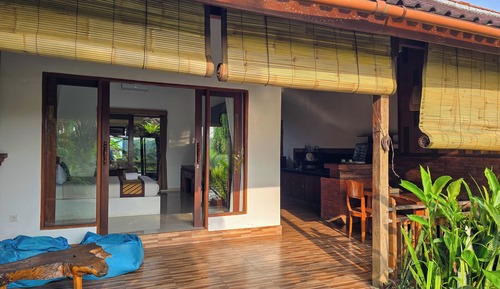 Villa superior, 1 habitación, cocina, vistas a la piscina