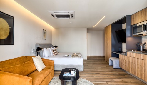 Estudio Deluxe, balcón