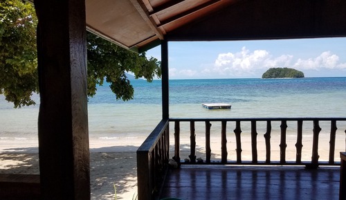 Chalet estándar, 1 cama de matrimonio, balcón, frente a la playa