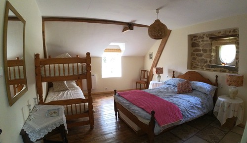 Habitación superior, vistas al jardín