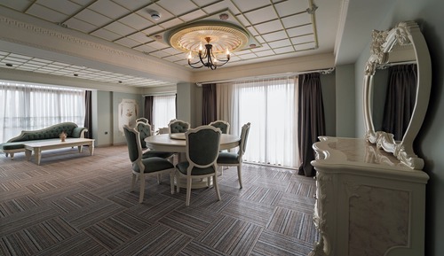 Habitación presidencial, 1 cama de matrimonio grande, vistas a la piscina