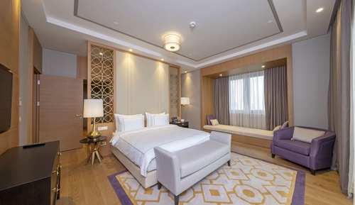 Suite ejecutiva, vistas al jardín