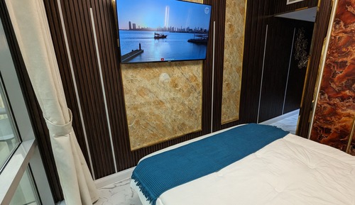 Apartamento de lujo, 2 habitaciones, vistas a la playa, frente a la playa