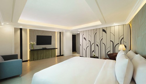 Habitación Grand doble, 1 habitación, vistas a la piscina