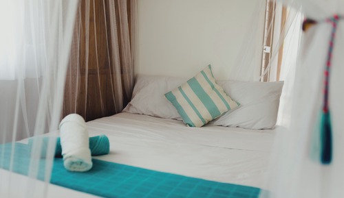 Cabaña junior, balcón, vistas a la playa