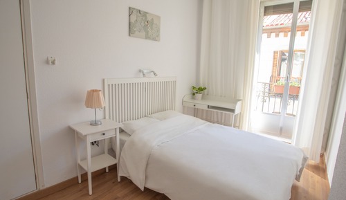 Habitación básica doble, balcón, vistas a la ciudad