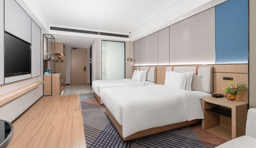 Habitación estándar, 2 camas dobles, accesible para personas con discapacidad