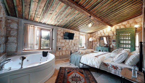 Habitación de lujo, bañera de hidromasaje