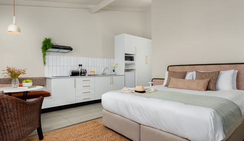 Estudio de lujo, 1 cama de matrimonio grande