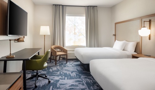 Habitación estándar, 2 camas de matrimonio, no fumadores (Mobility/Hearing Accessible, Tub)