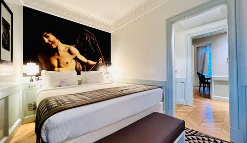 Suite junior, 1 cama de matrimonio grande, balcón