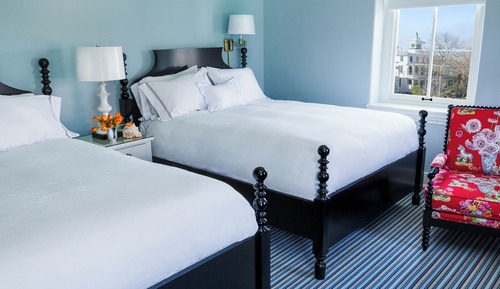 Habitación superior, 2 camas de matrimonio (Town Side)